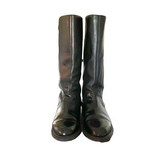 ❣️SOLD❣️DR. MARTENS Black Knee High Riding Style Boots with Buckles